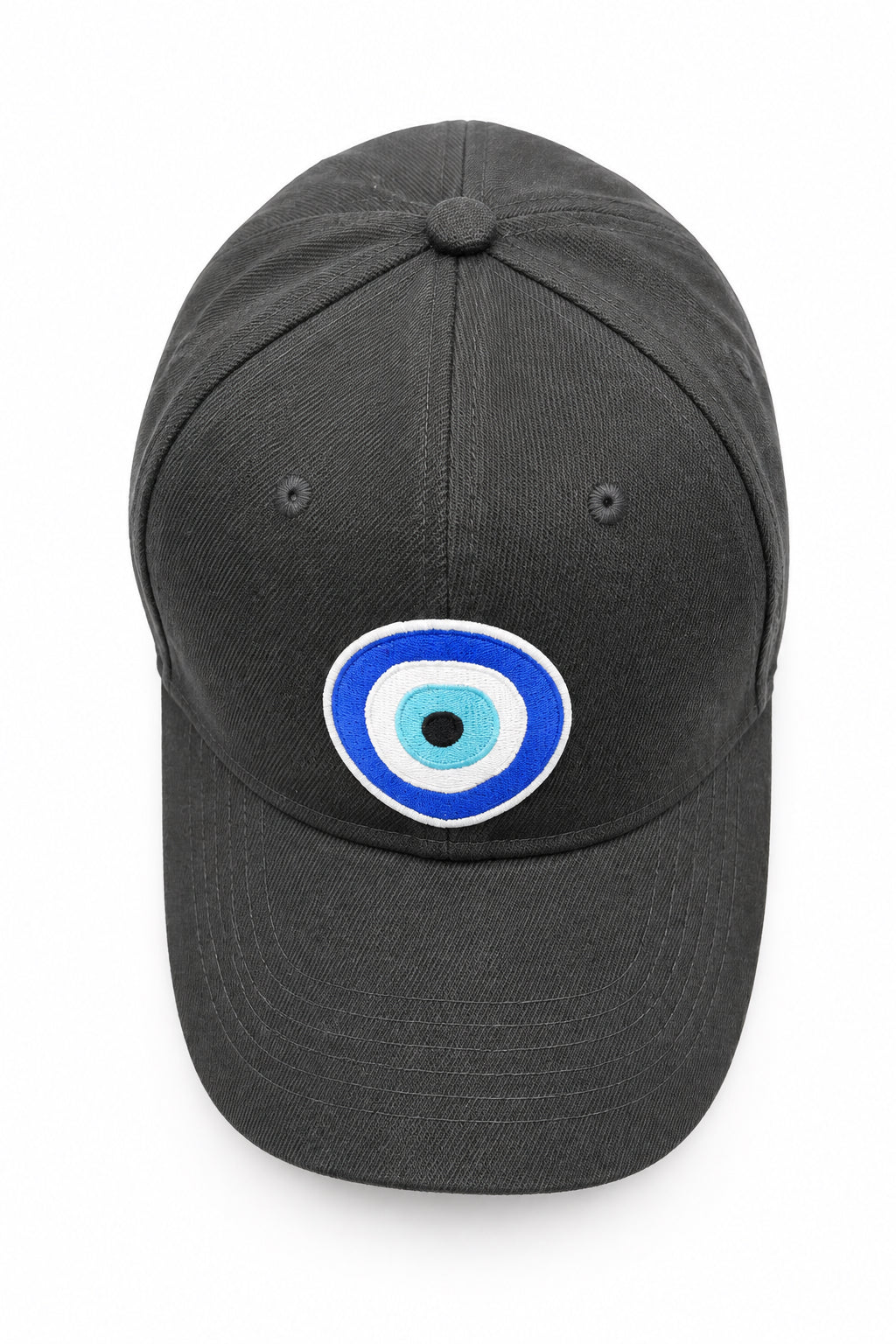 Blue Round Turkish Eye Cap