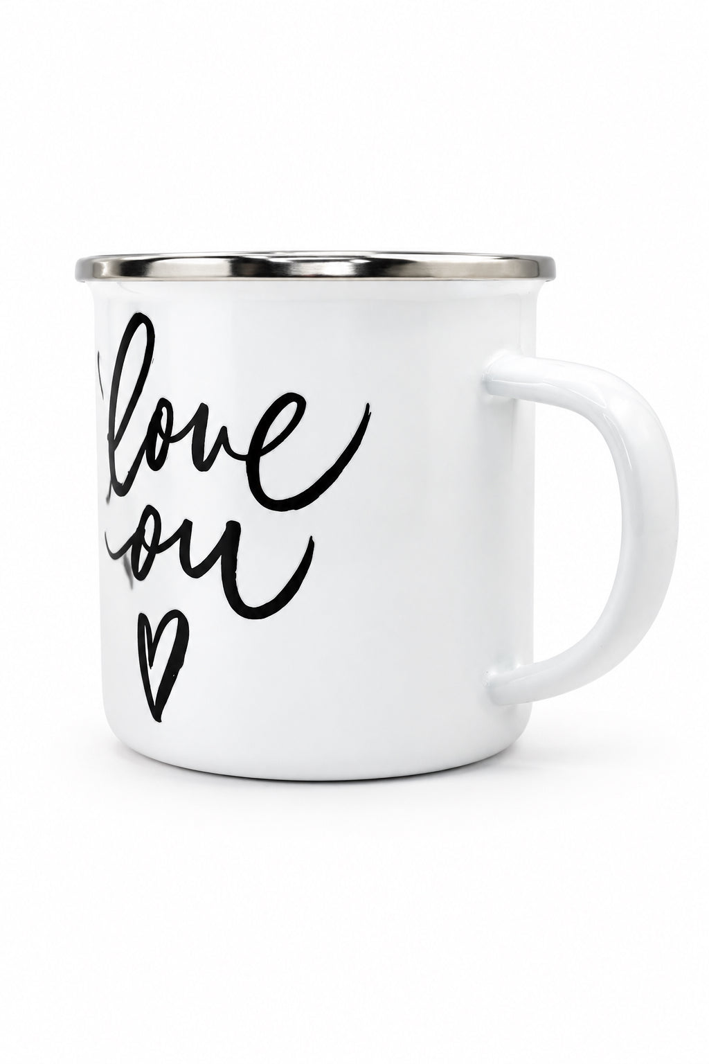 I Love You Enamel Mug - 12oz