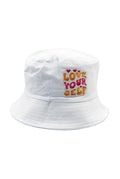 Embroidered Love Yourself Bucket Hat