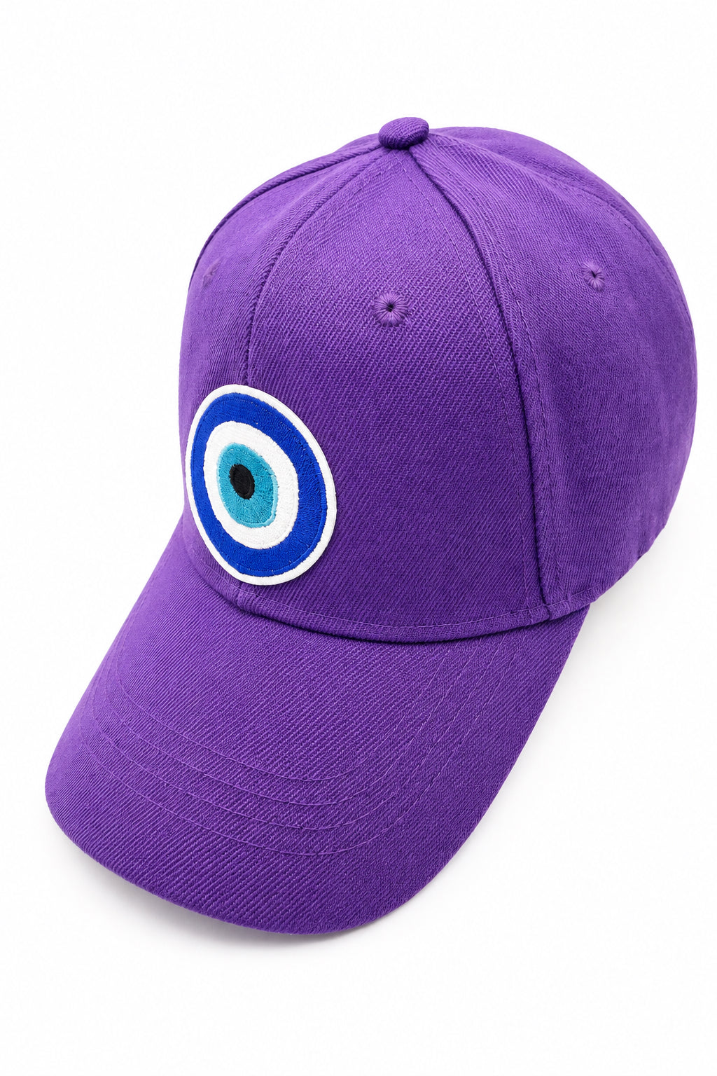 Purple Turkish Eye Cap