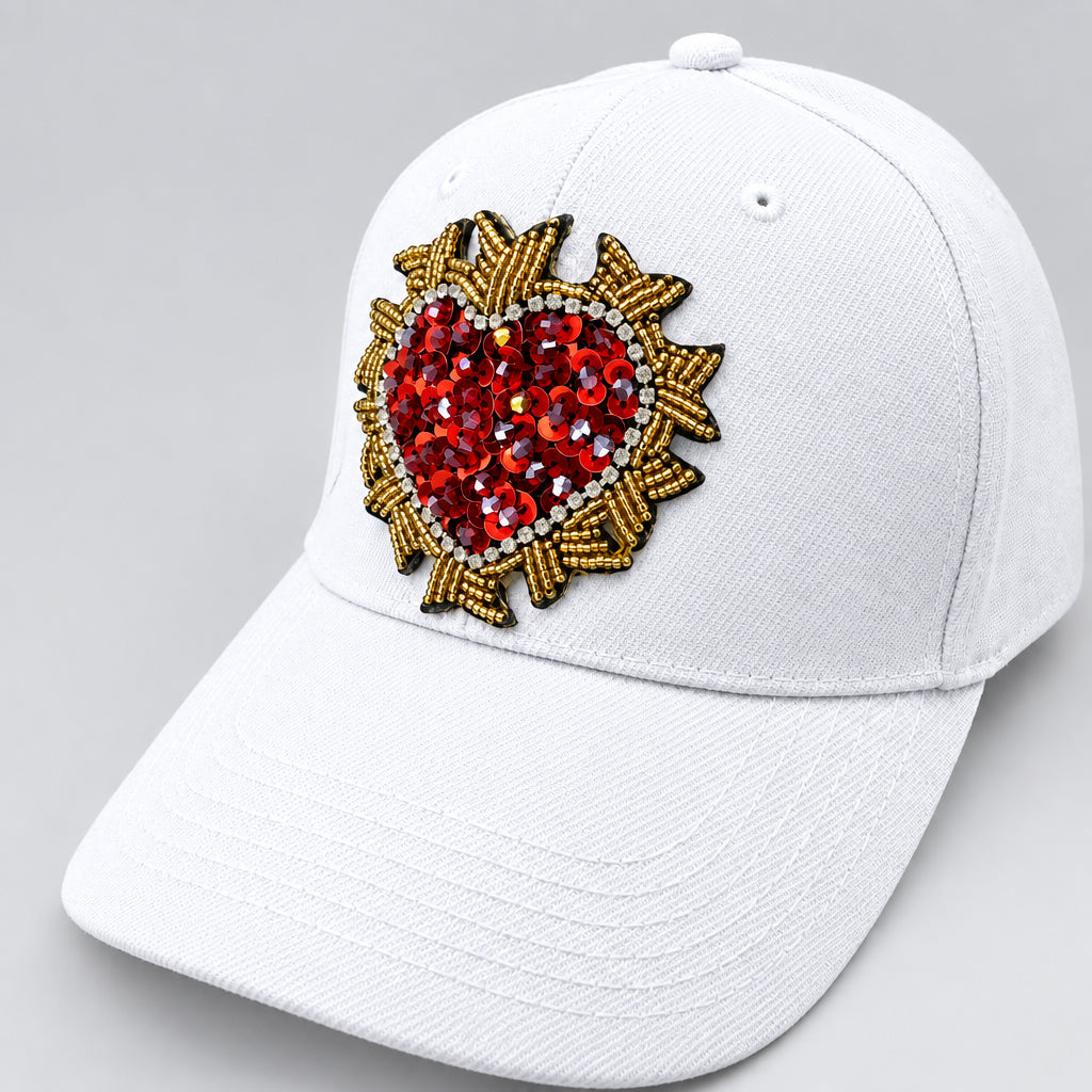 Sacred Heart Embroidered Cap
