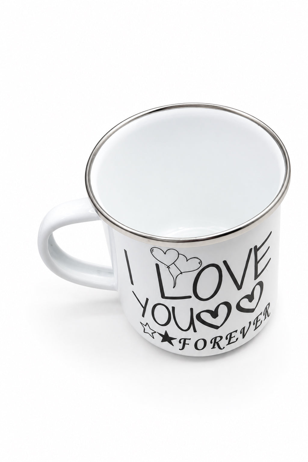 I Love You Forever Enamel Mug - 12oz