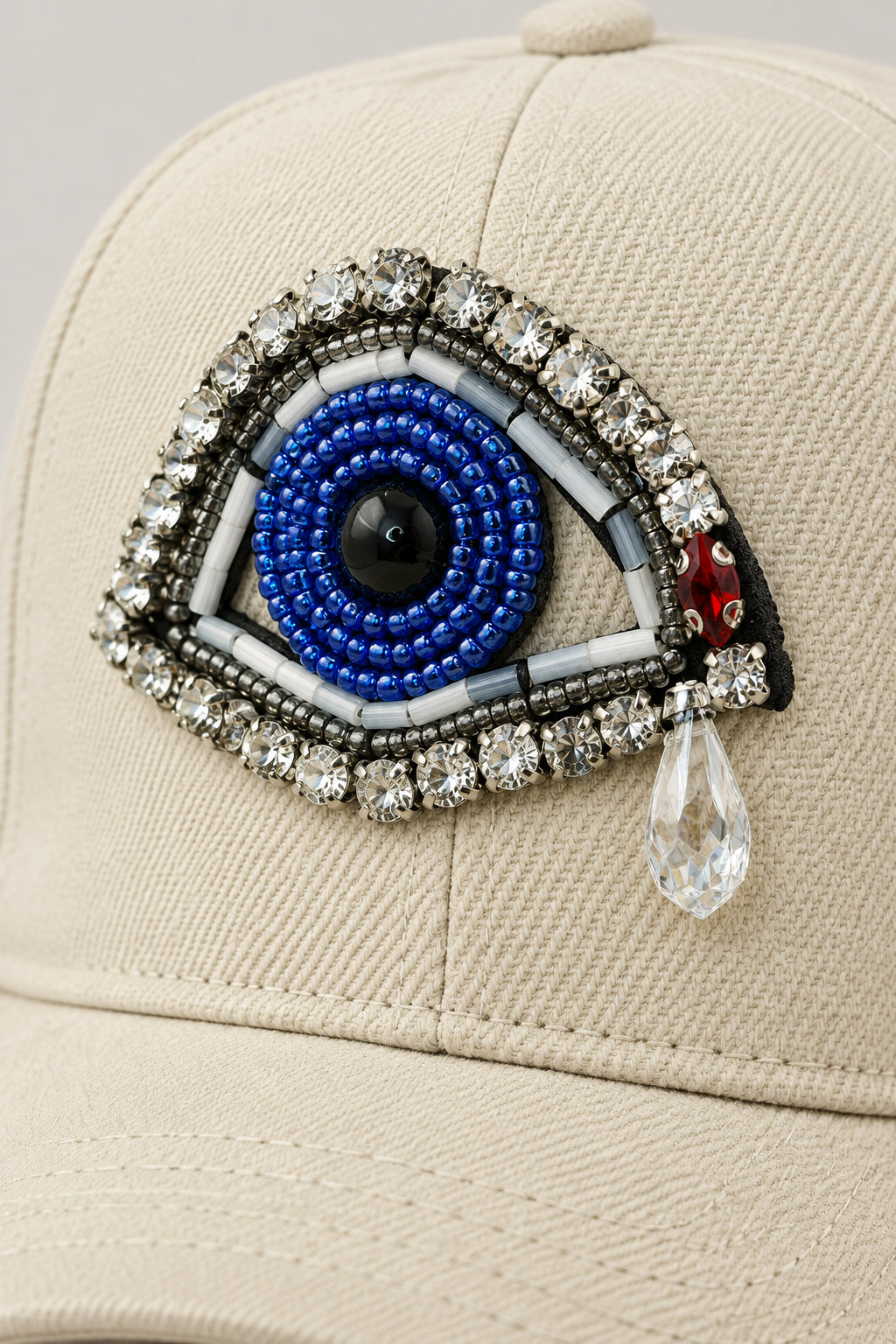 Crystal Paved Eye Cap