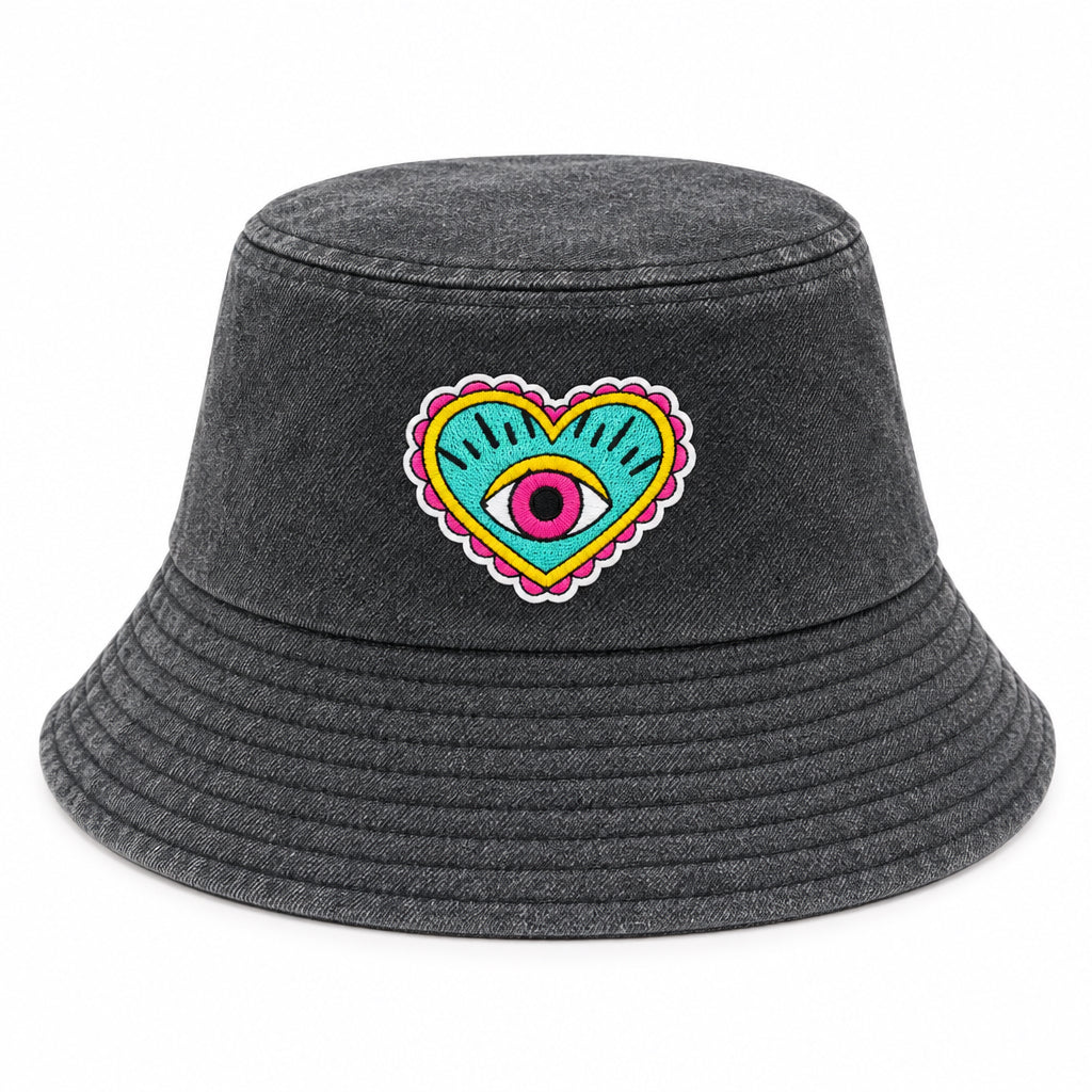 Embroidered Lucky Eye Bucket Hat