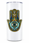 Blue Hamsa Hand Medium Tumble Thermal Cup (12oz)