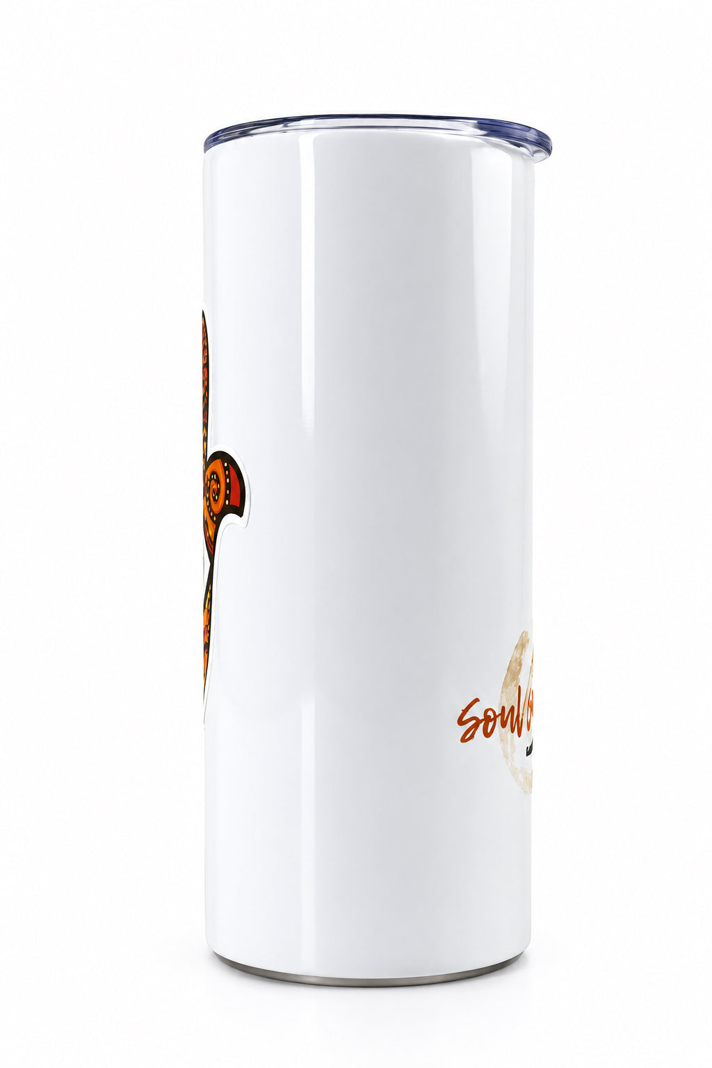 Orange Hamsa Hand Medium Tumble Thermal Cup - 12oz
