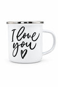 I Love You Enamel Mug - 12oz