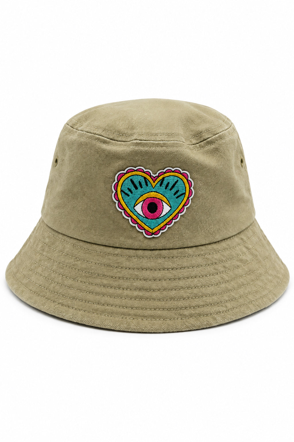 Embroidered Lucky Eye Bucket Hat