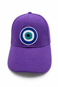 Purple Turkish Eye Cap