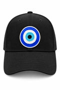 Blue Round Turkish Eye Cap