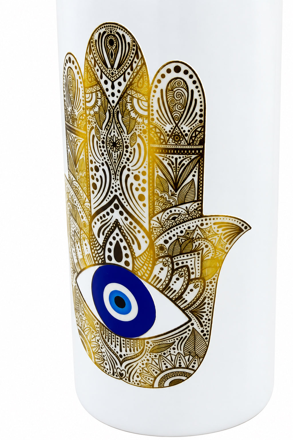 Golden Hamsa Hand Medium Tumble Thermal Cup (12oz)
